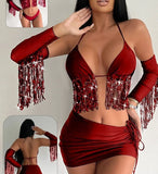 Lingerie Lycra - with threads of shiny sequins