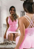 Lingerie made of Lycra butter with lace on the upper part