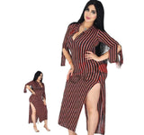 Belly dance abaya - striped