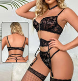 Lace Lingerie - With Metal Chains
